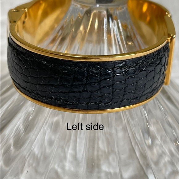 Gucci Black Python Gold Fashion Bangle/Bracelet - Picture 4 of 16